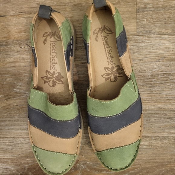 Josef Seibel Sofie 23 Slip On Espadrille Shoes Size 39 (8-8.5 US) - Picture 7 of 10